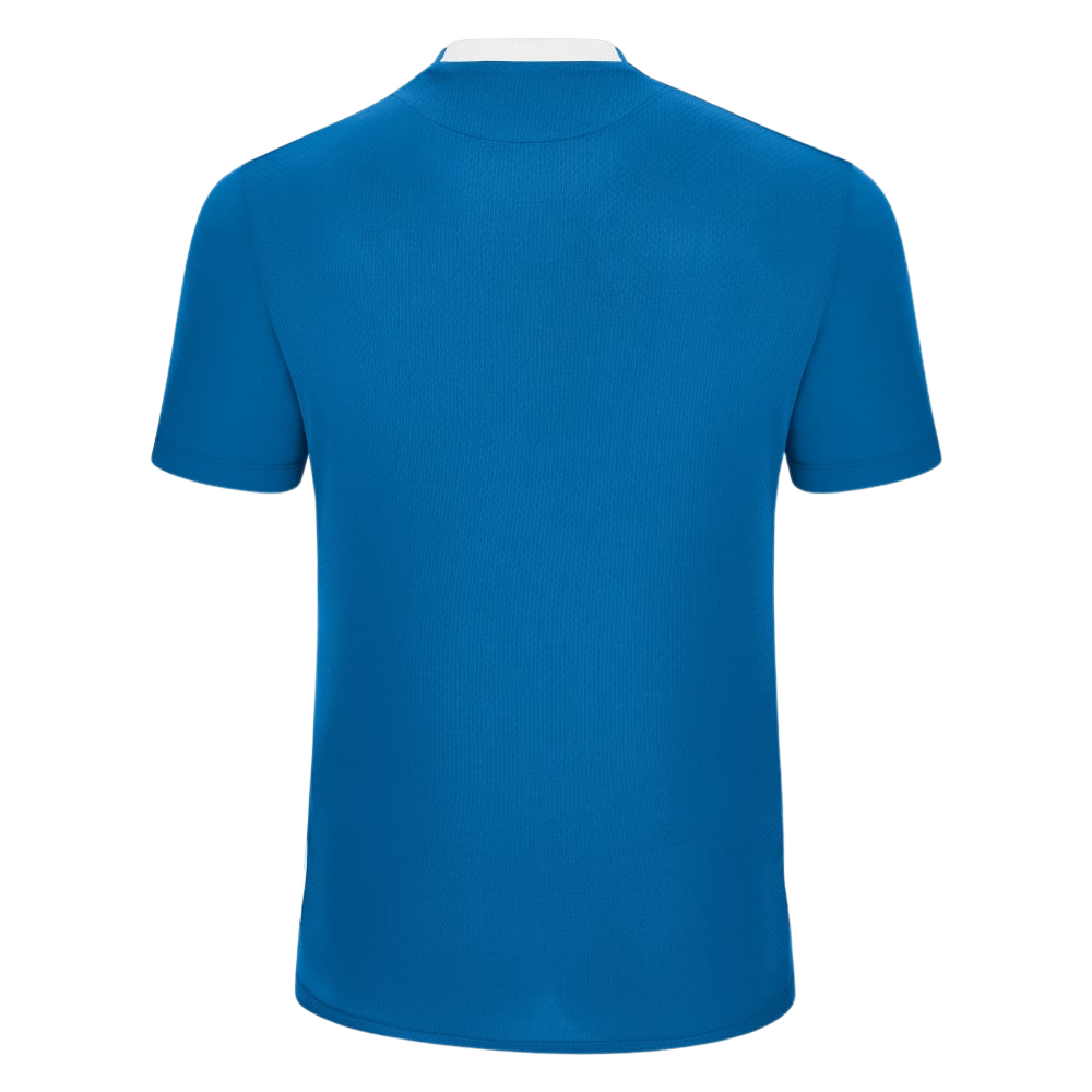 Macron 2026/27 blue referee training top, back view