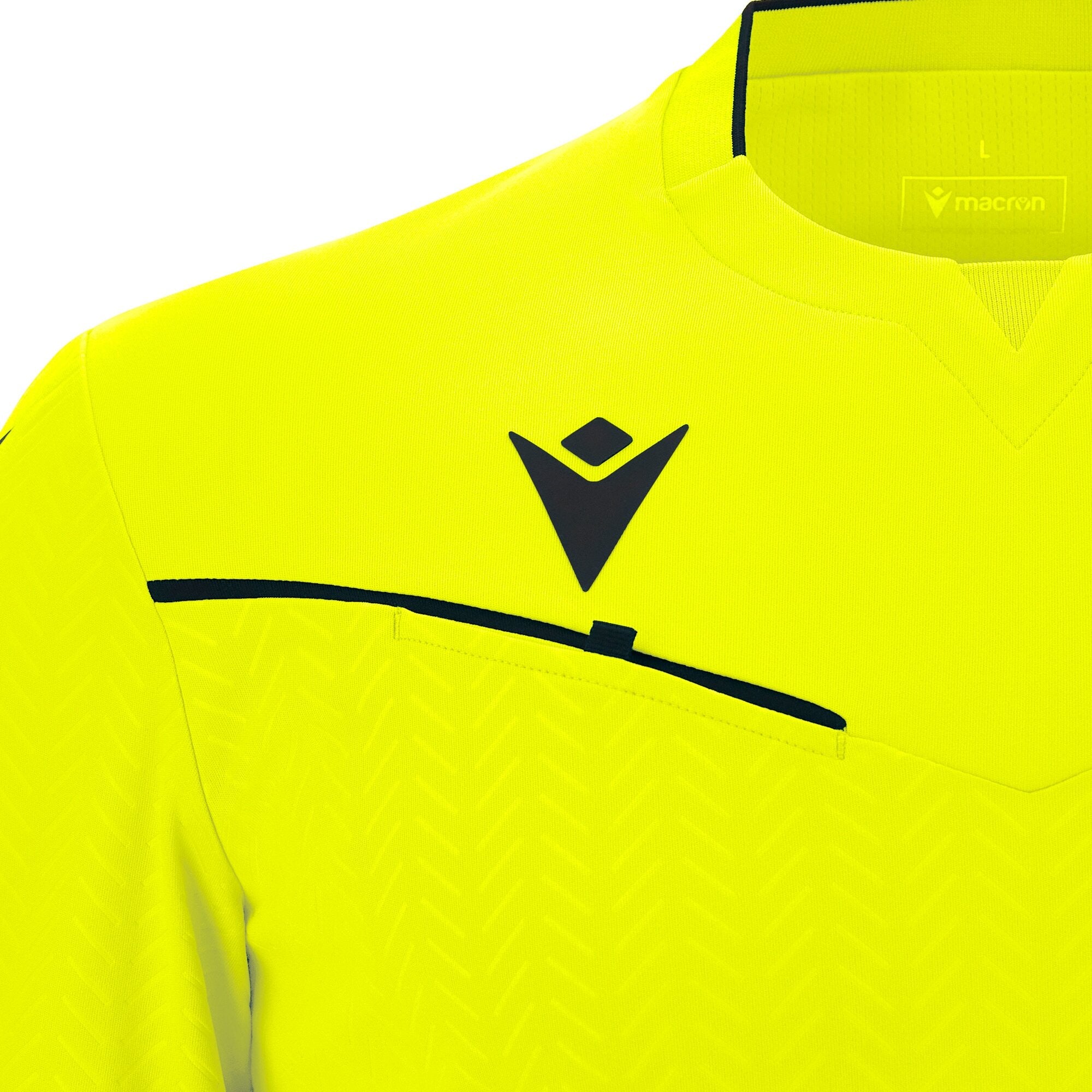 Macron Ponnet Referee Shirt S/S Yellow