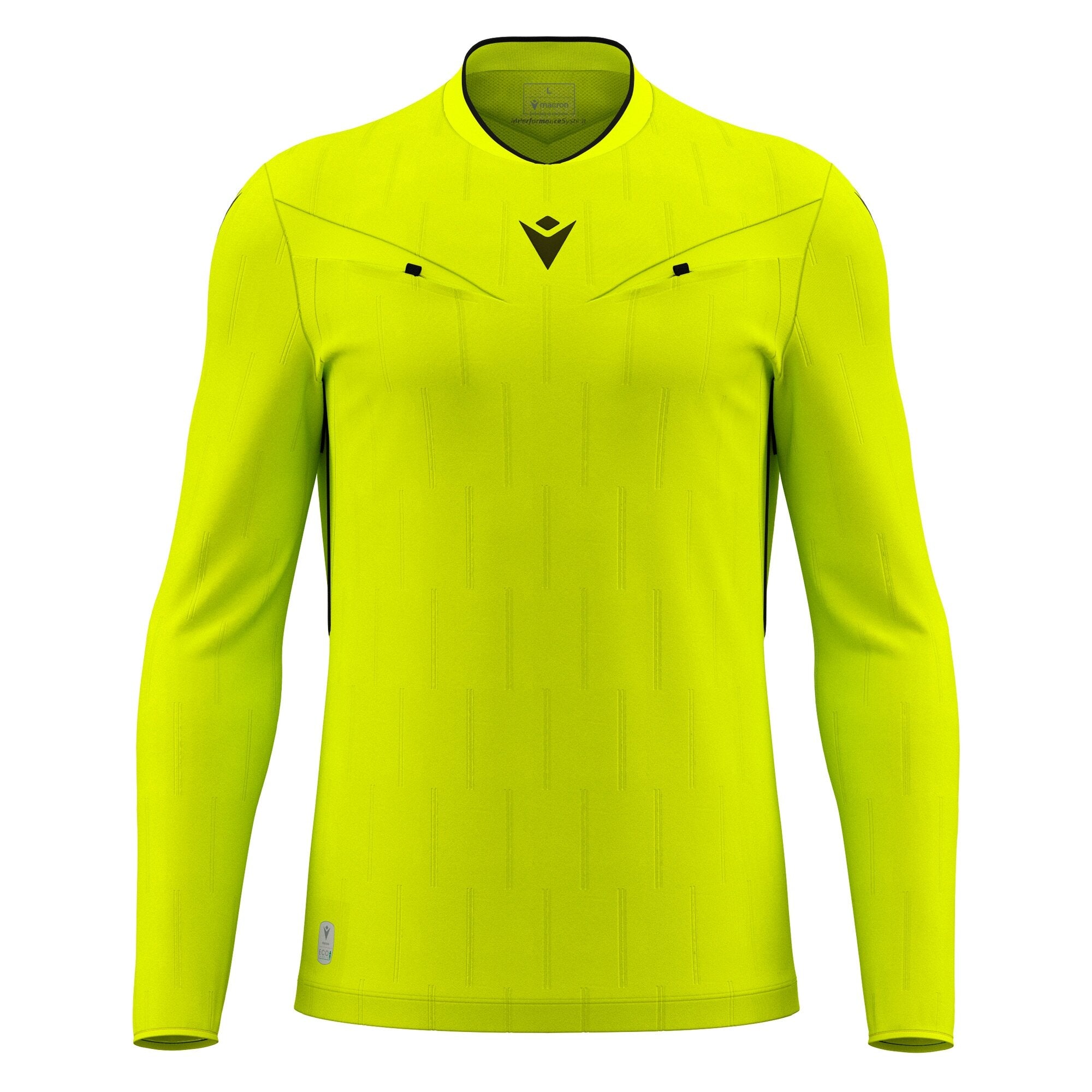 Macron Mendez Referee Shirt L/S Yellow