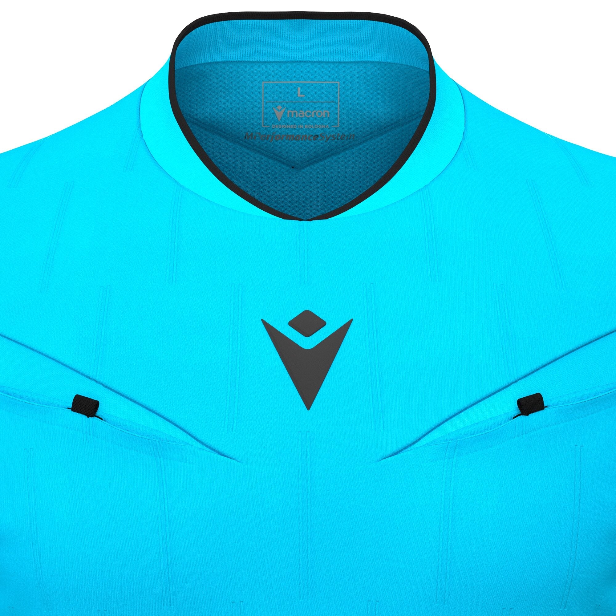 Macron Mendez Referee Shirt L/S Blue