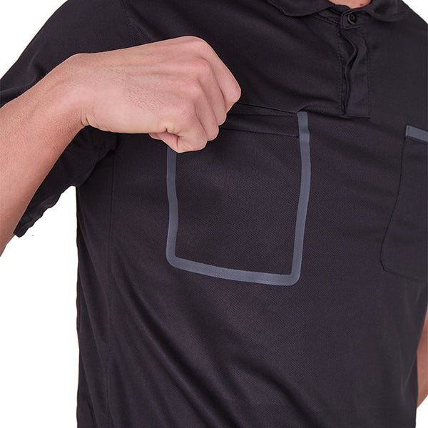A&H Referee Shirt S/S Black