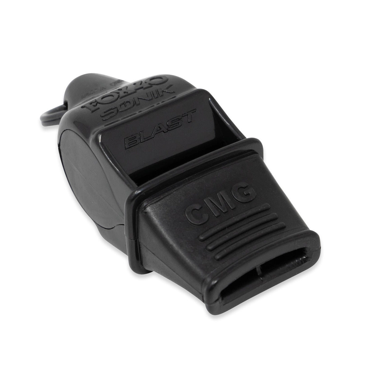 Fox 40 Sonik Blast CMG referee whistle in black