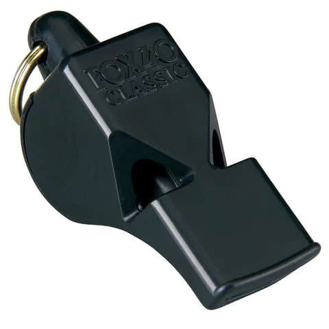 Fox 40 Classic referee whistle in black