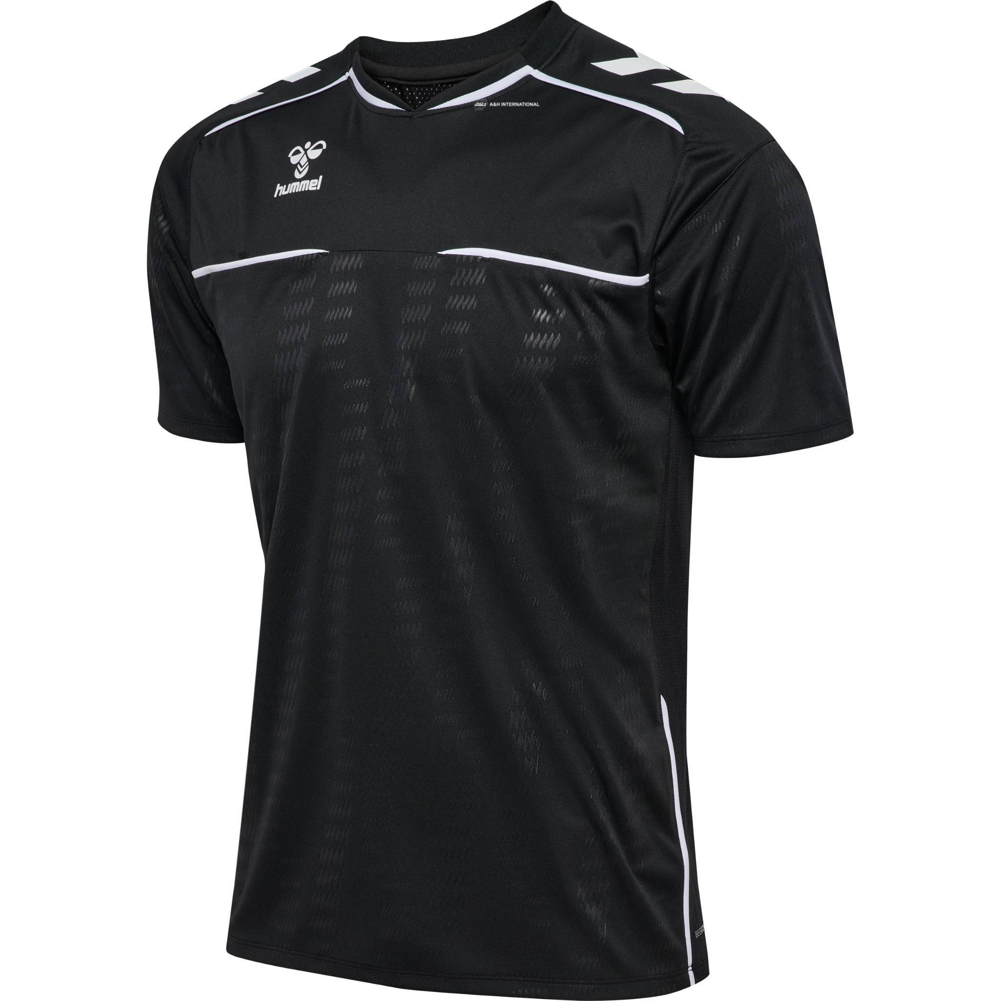 2026 Hummel Referee Shirt S/S Black