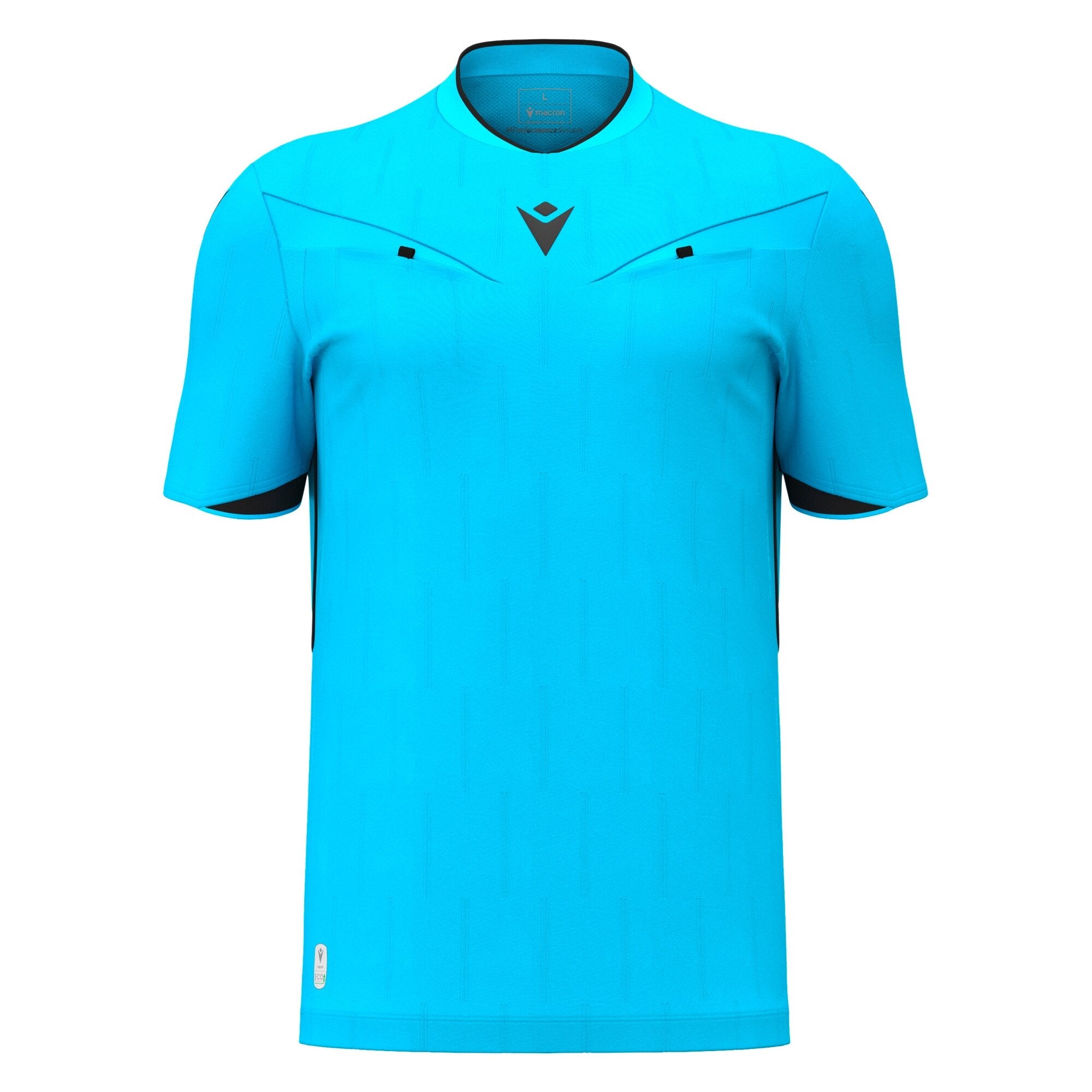 Macron Mendez Referee Shirt S/S Blue