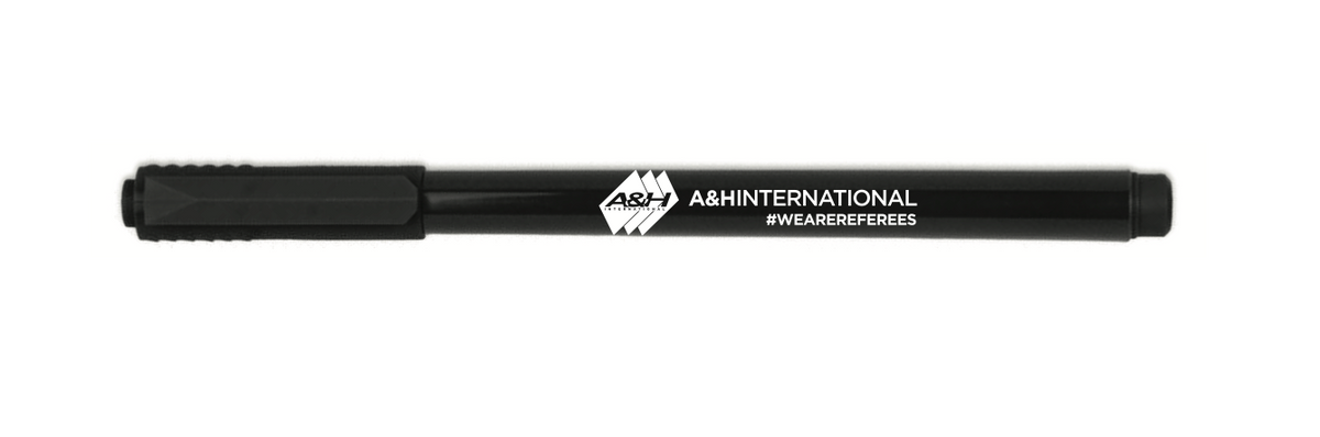 A&H black permanent marker pen