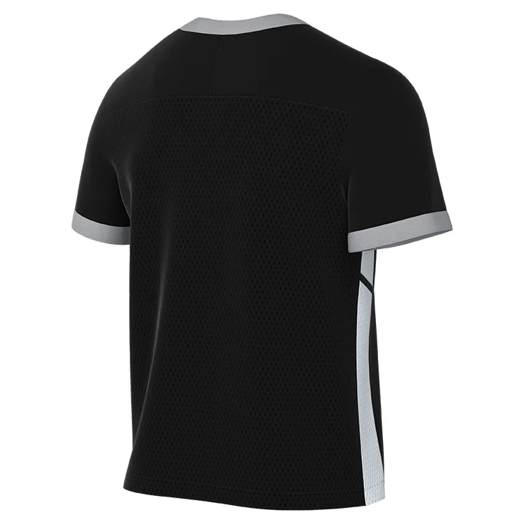 Nike black referee training top, back view