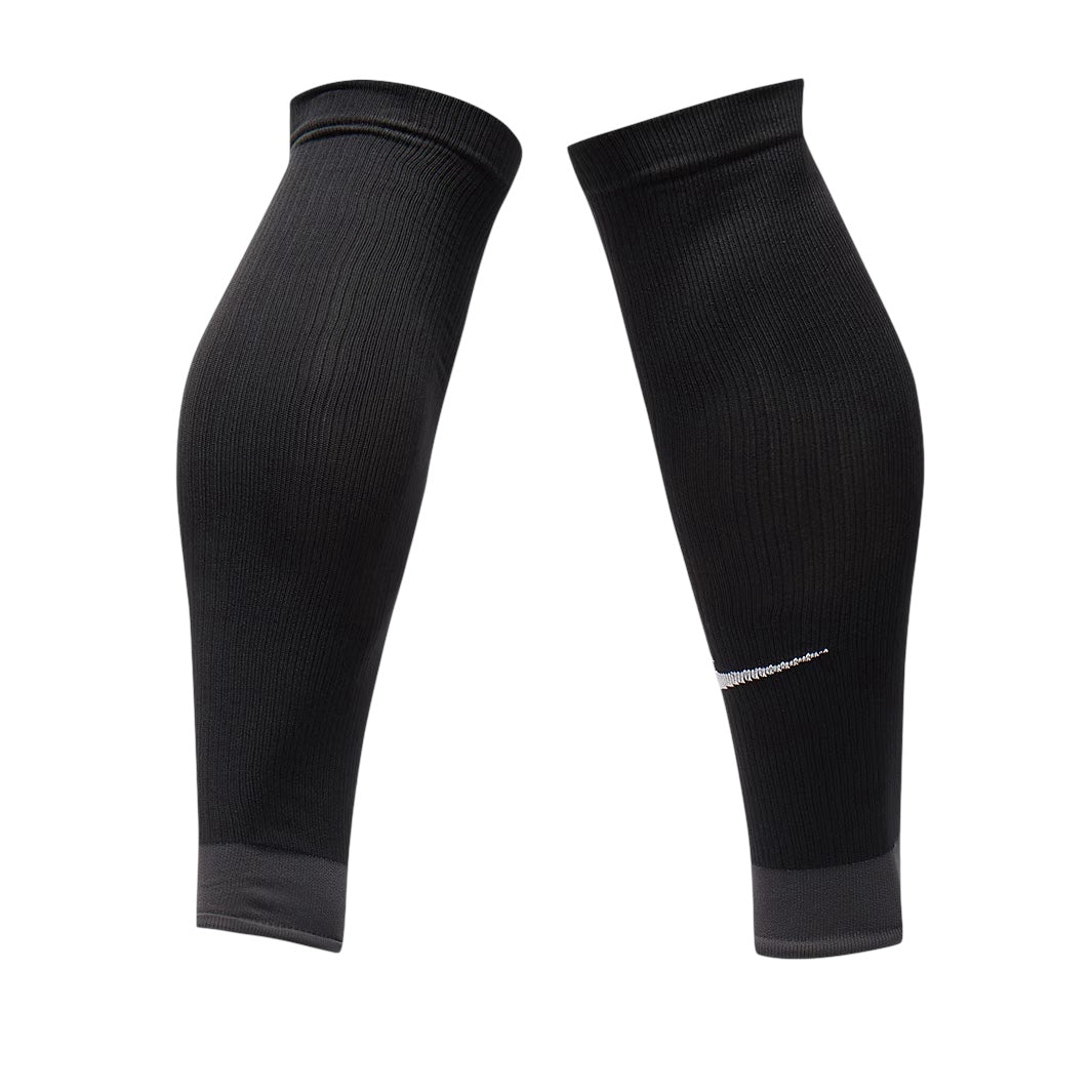 Pair of black Nike referee sleeve socks (footless)