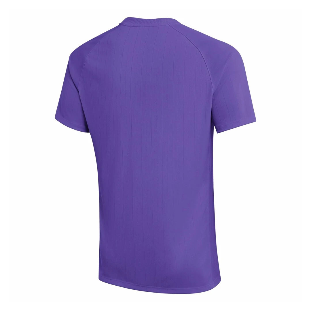 Nike 2026 short-sleeve referee shirt in Hyper Grape purple, back view