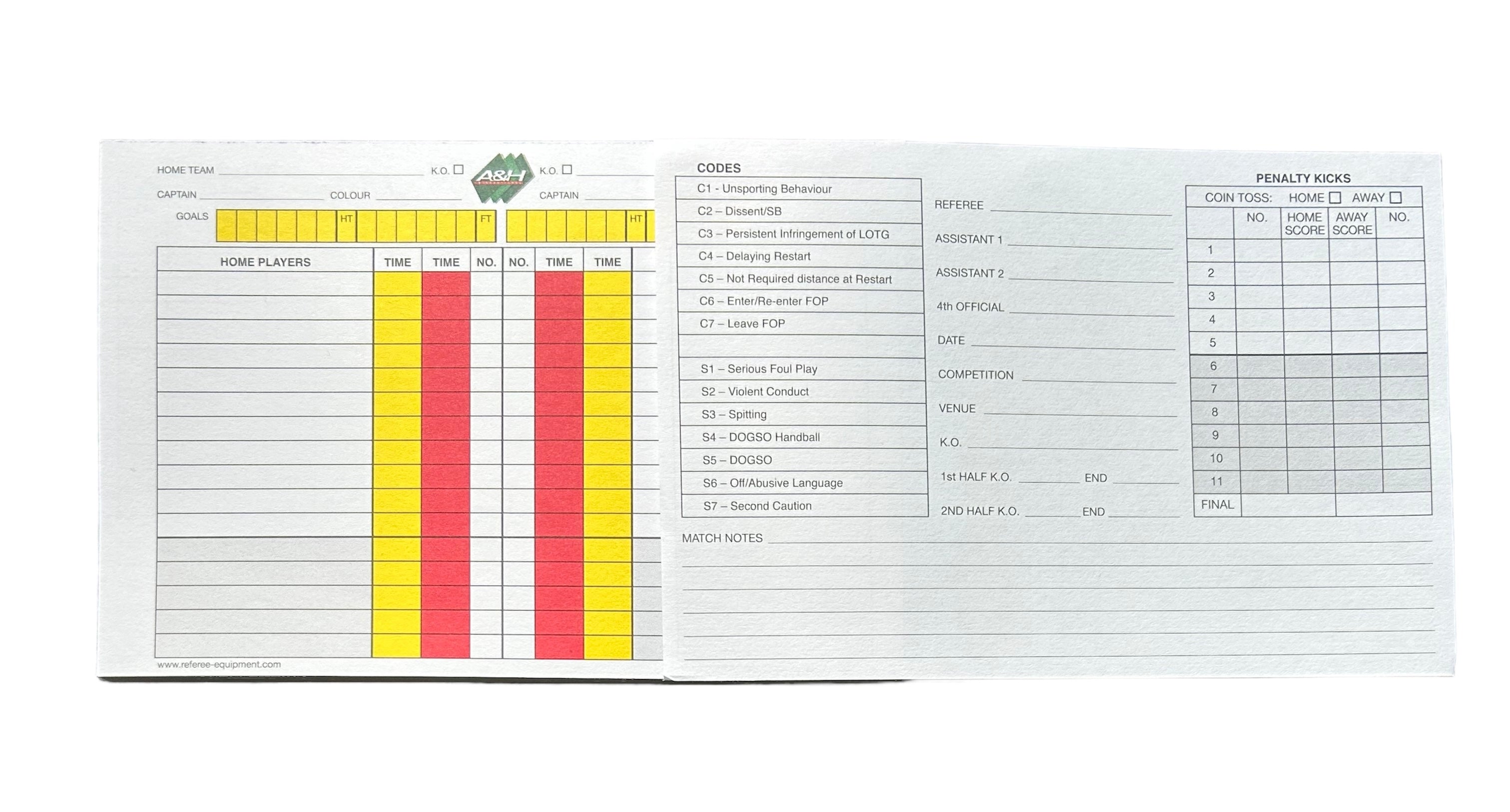 A&H Match Pads - A&H International