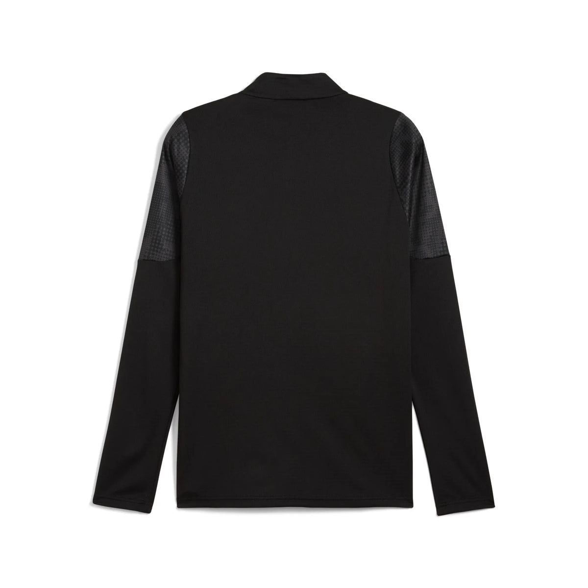 Puma black referee full-zip jacket, back view