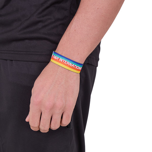 A&H Rainbow Wrist Lanyard