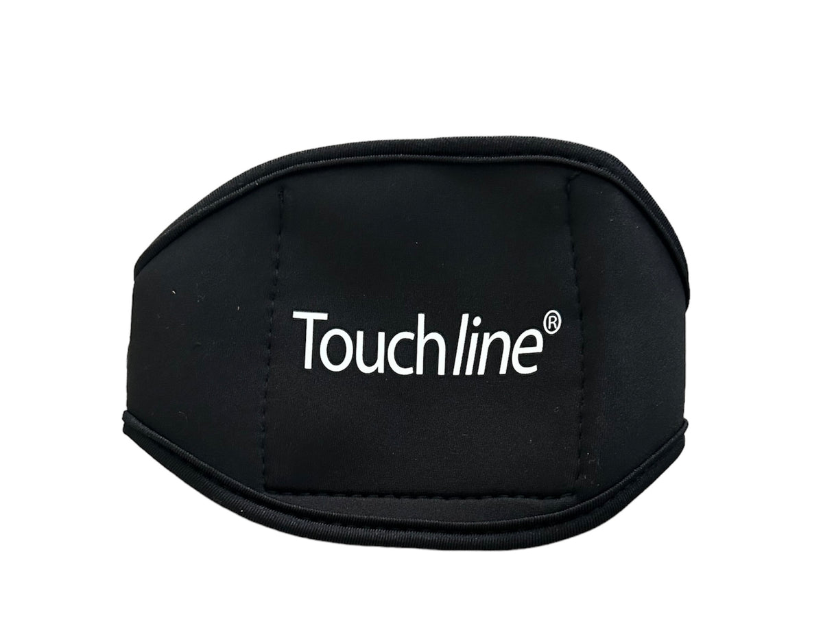 Touchline PowerFlags black arm strap with Touchline logo