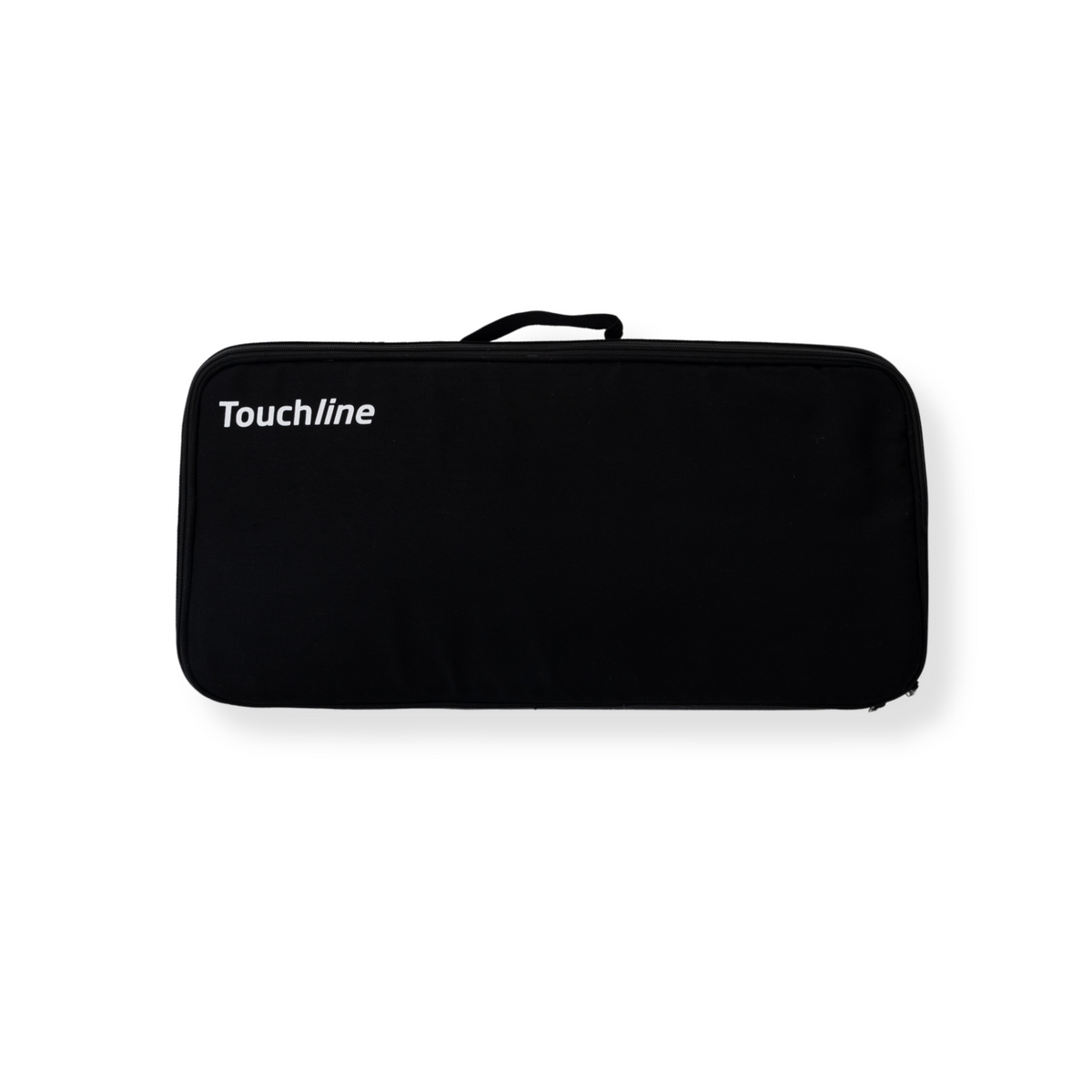 Touchline PowerFlags black carry case, closed