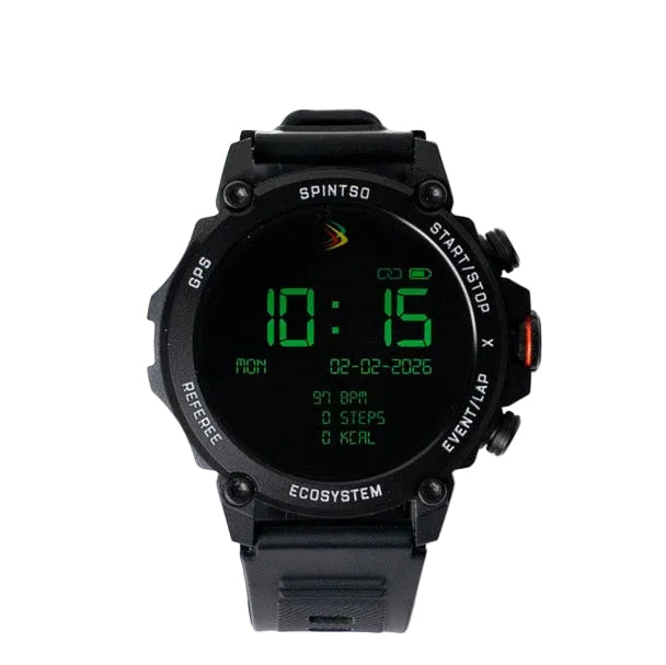 Spintso S2 Pro referee watch with green digital display