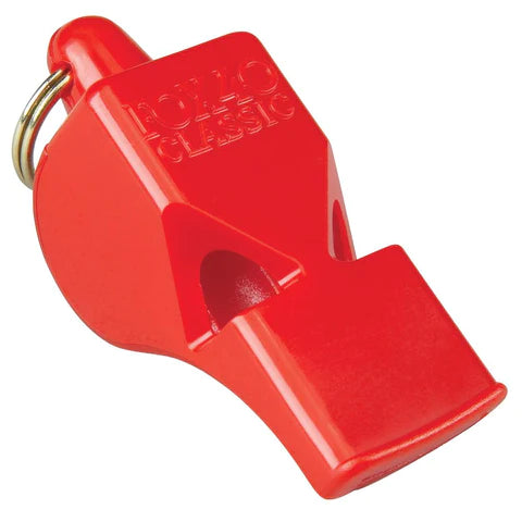 Fox 40 Classic referee whistle in red