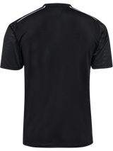 Hummel 2026 short-sleeve referee shirt in black, back view