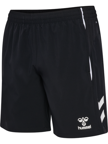 Hummel 2026 black referee shorts, front view