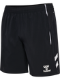 Hummel 2026 black referee shorts, front view