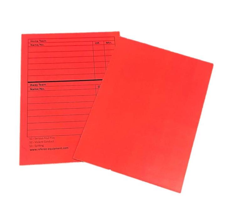 Write-On Red Cards