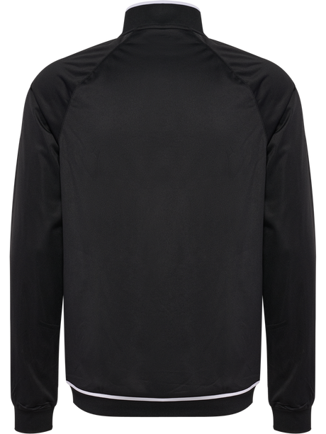 Hummel 2026/28 black referee full-zip jacket, back view