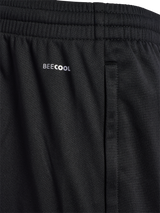 Close-up of the waistband on black Hummel referee training pants