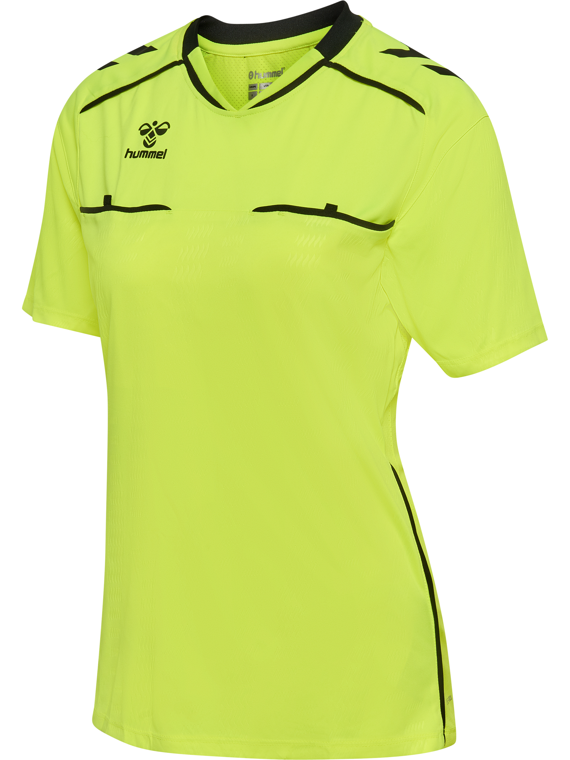 2026 Hummel Womens Referee Shirt S/S Yellow