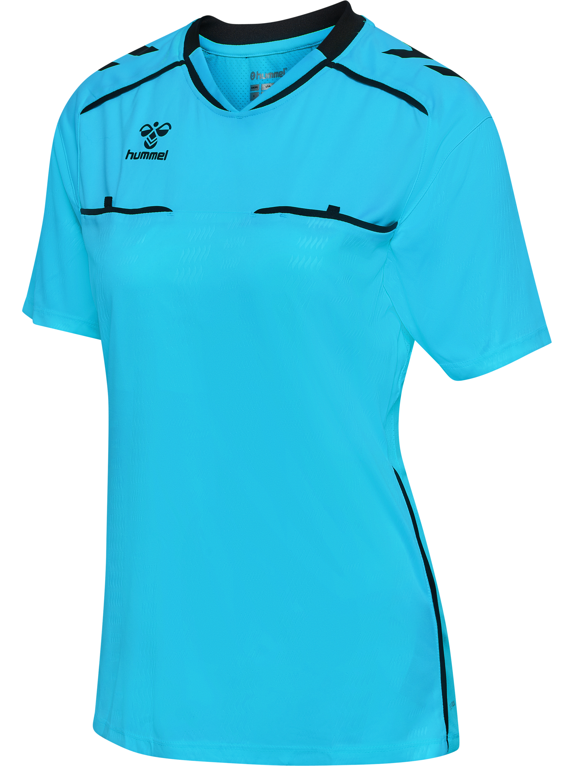 2026 Hummel Womens Referee Shirt S/S Blue