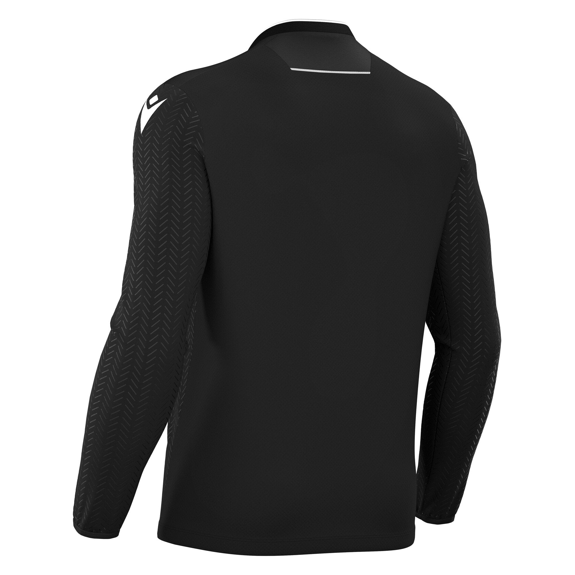 Macron Ponnet Referee Shirt L/S Black