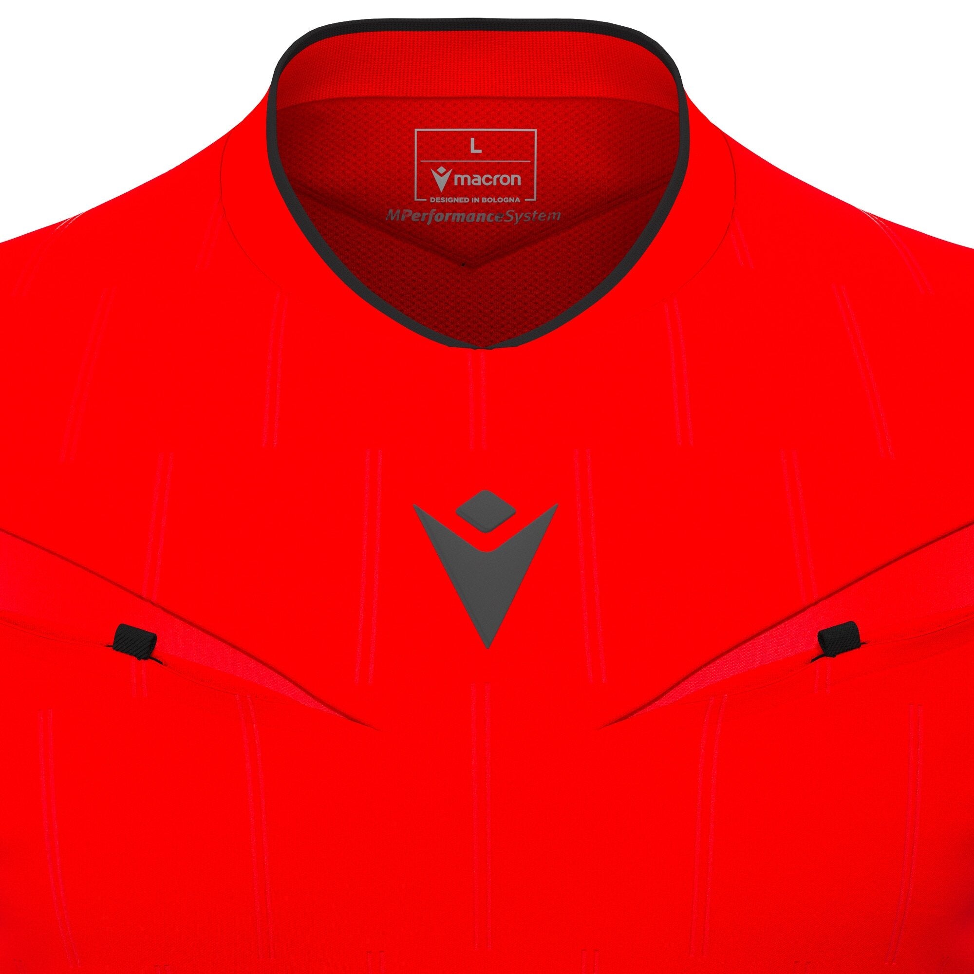 Macron Mendez Referee Shirt L/S Red