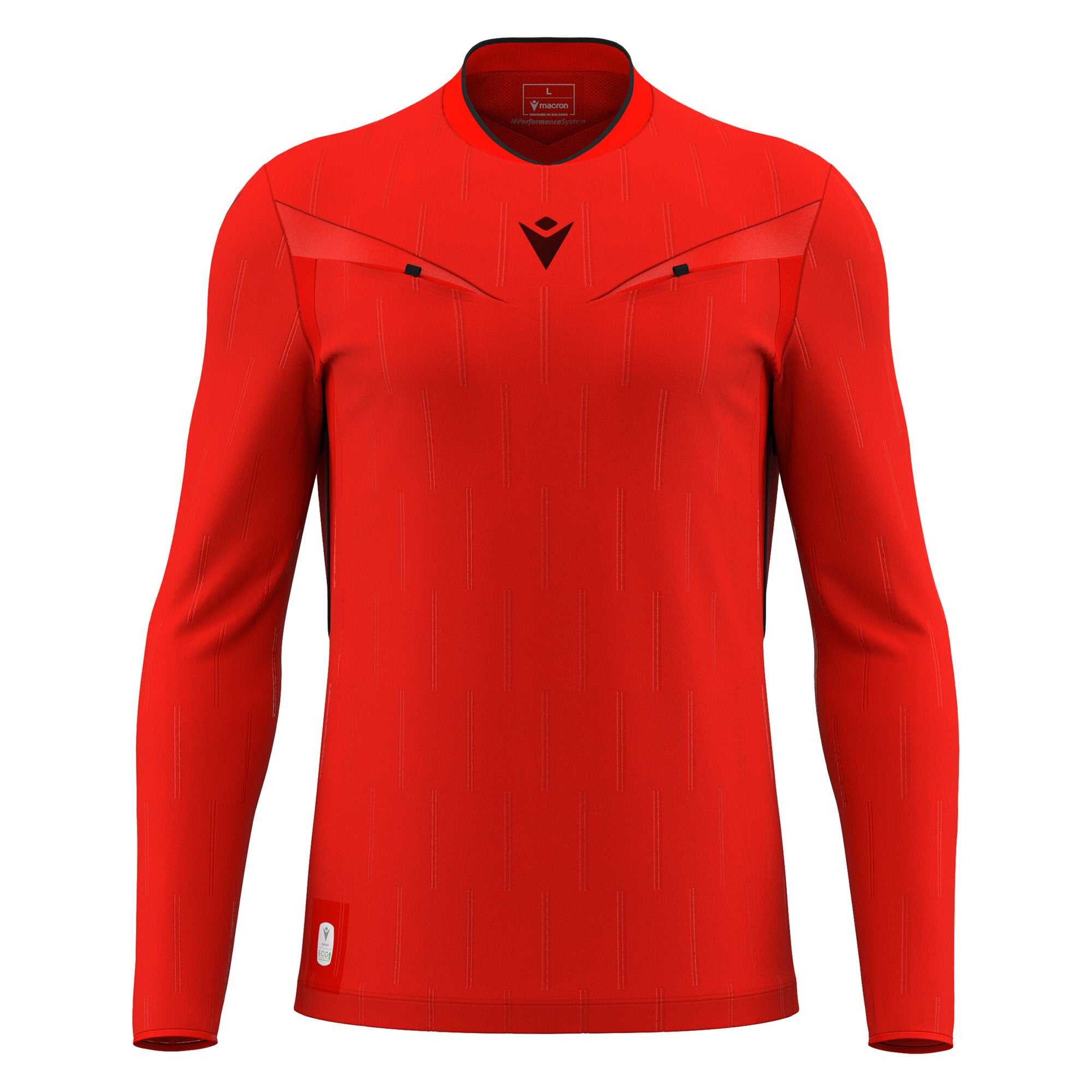 Macron Mendez Referee Shirt L/S Red