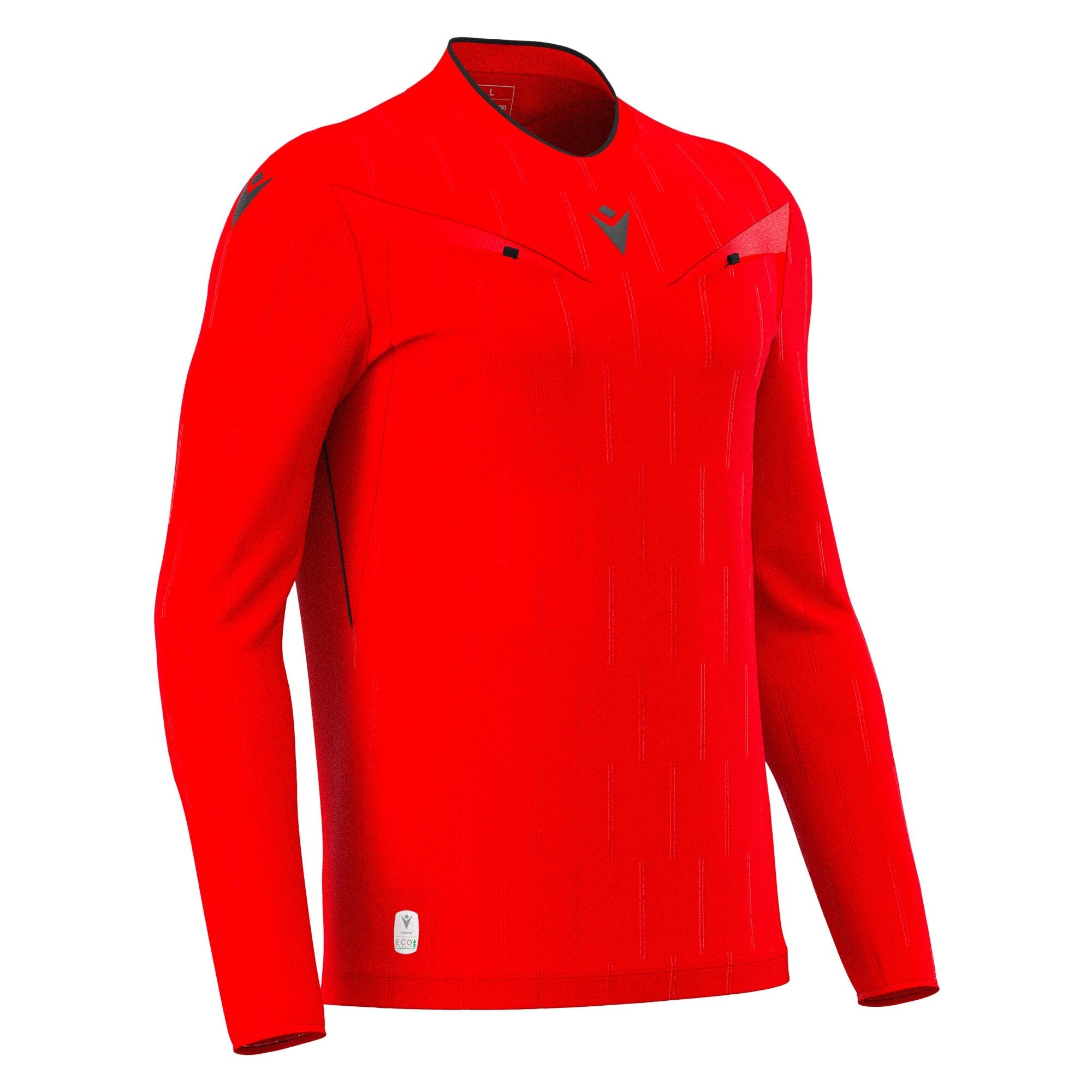 Macron Mendez Referee Shirt L/S Red