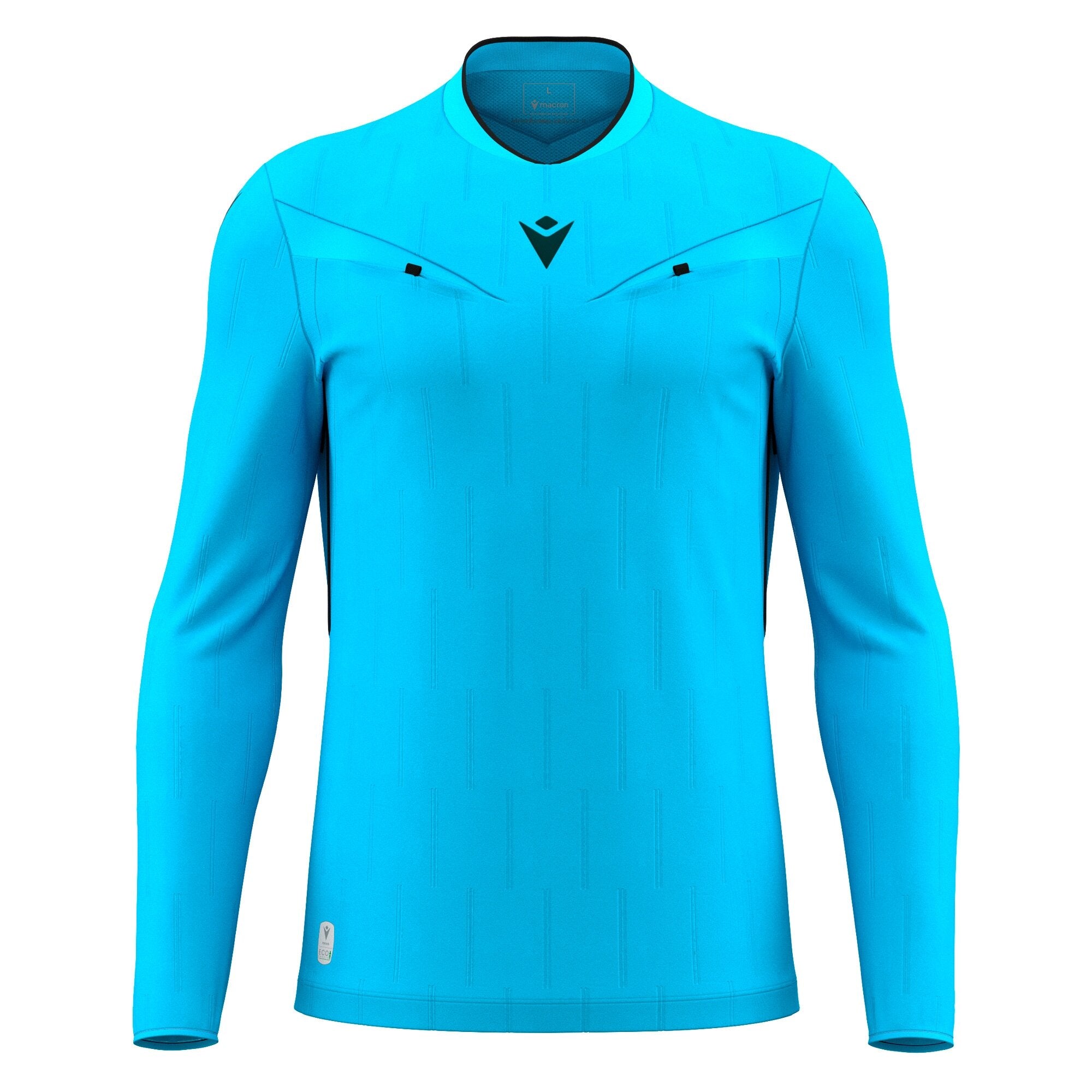 Macron Mendez Referee Shirt L/S Blue