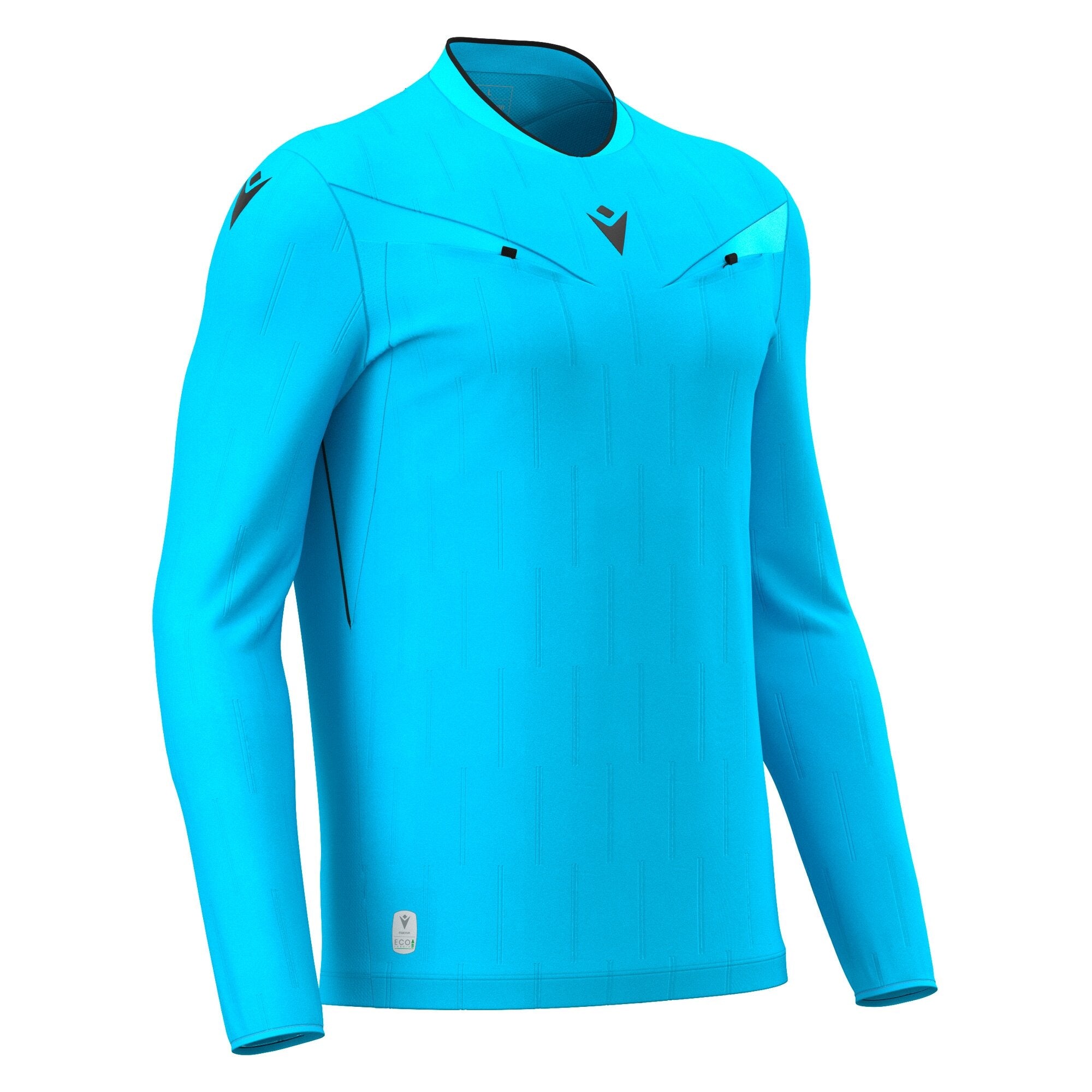 Macron Mendez Referee Shirt L/S Blue