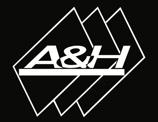 White A&H logo on a black background, as printed on the limited edition Fox 40 whistle