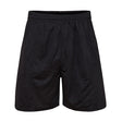 A&H black referee shorts, front view