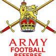 Army FA referee badge: royal crest above crossed swords with Army Football Referee text