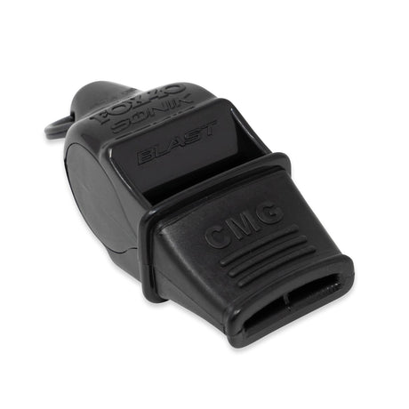 Fox 40 Sonik Blast CMG referee whistle in black