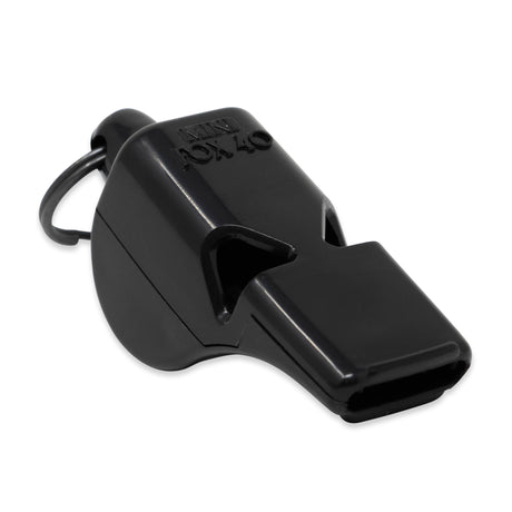 Fox 40 Mini referee whistle in black