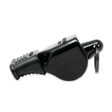 Fox 40 Mini CMG referee whistle in black, side view