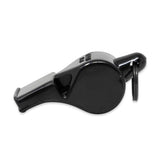 Fox 40 Pearl referee whistle in black, side view
