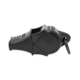Fox 40 Sonik Blast CMG referee whistle in black, side view