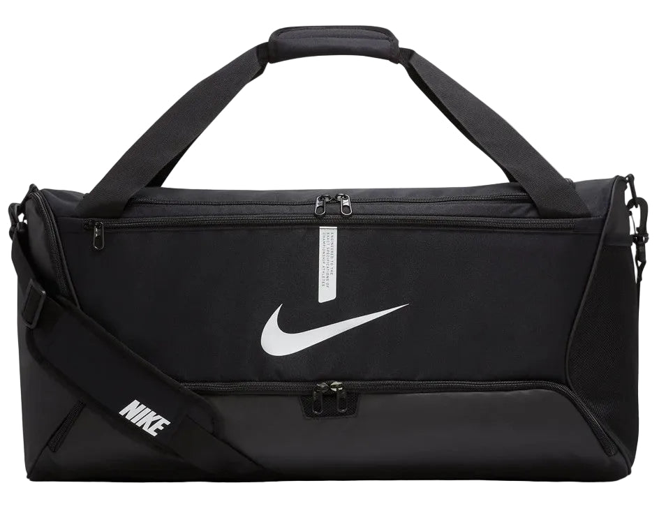 Nike black 60-litre medium referee holdall with white Nike swoosh