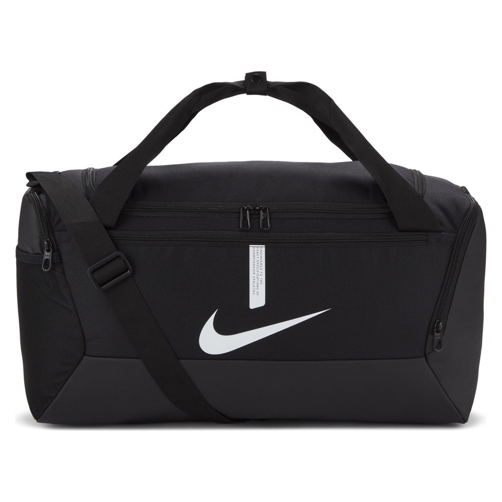 Nike black 41-litre small referee holdall with white Nike swoosh