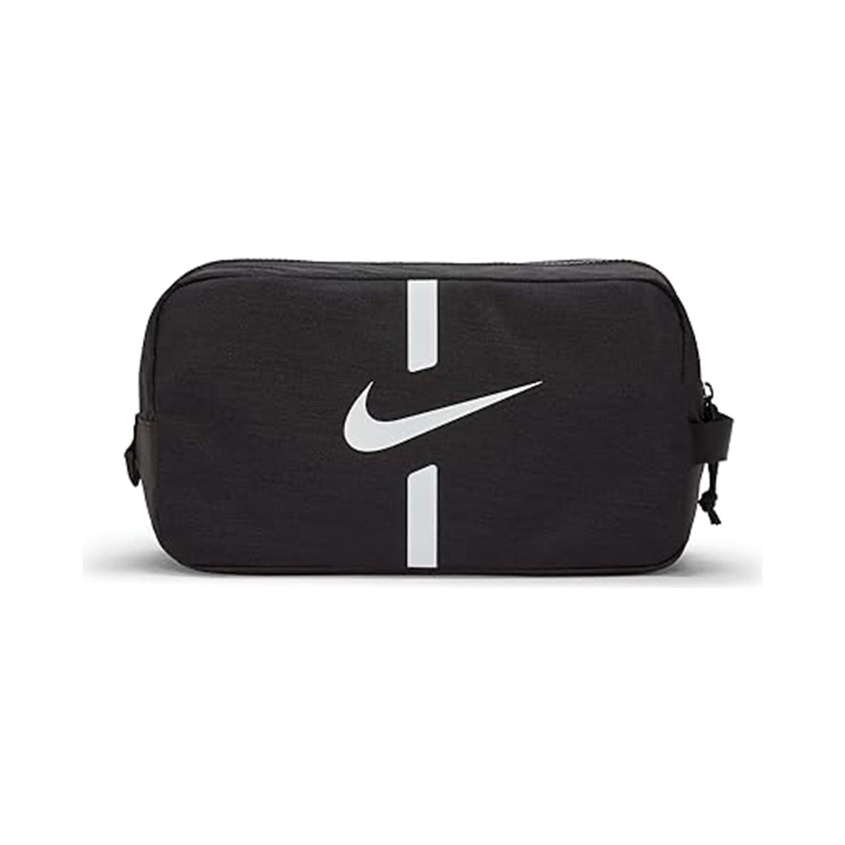Nike black boot bag with white Nike swoosh