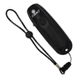 Fox 40 electronic referee whistle in black with wrist lanyard