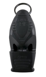 Fox 40 Epik CMG referee whistle in black, front view