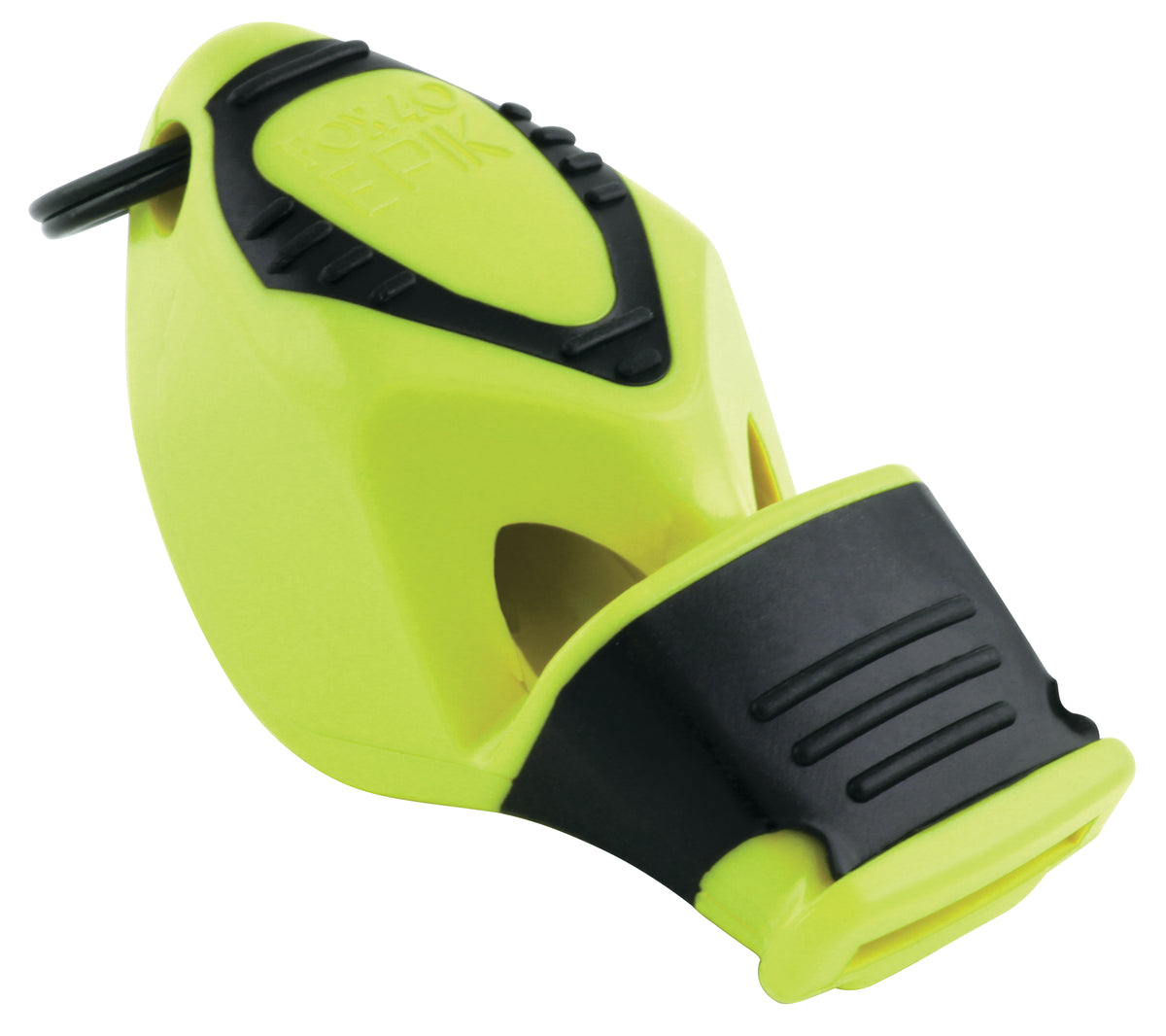 Fox 40 Epik CMG referee whistle in neon yellow
