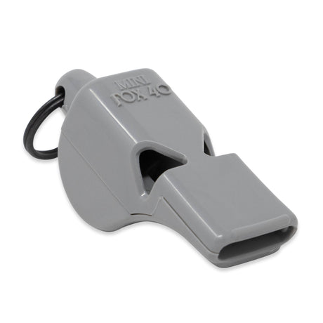 Fox 40 Mini referee whistle in grey