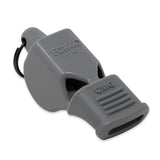 Fox 40 Mini CMG referee whistle in grey with cushioned mouth grip